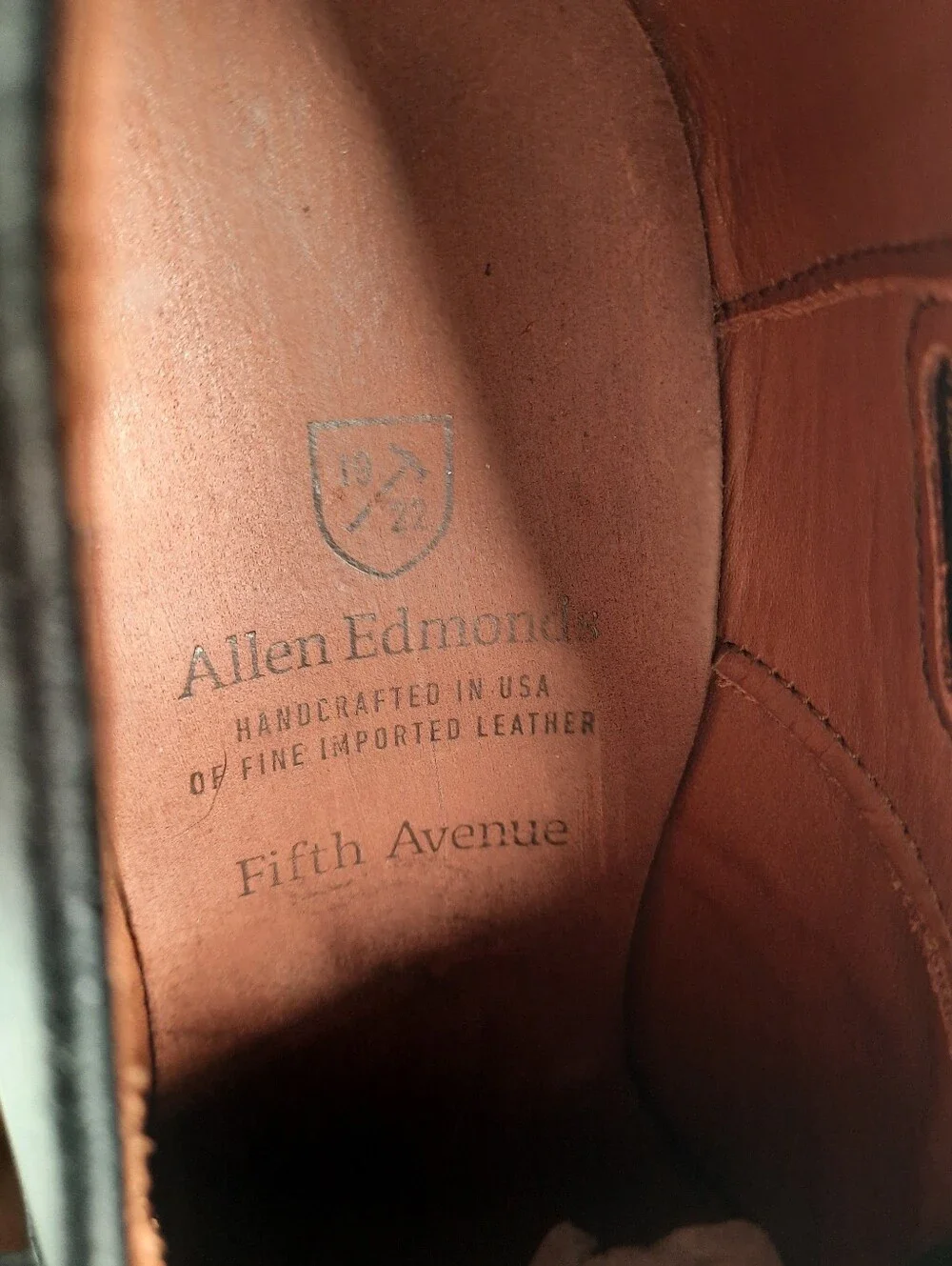 ALLEN EDMONDS Fifth Avenue Balmoral Oxford Brogue Cap Toe USA Dress Bench 6.5